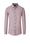 Casa Moda Geo Circle Print Shirt, Red Multi