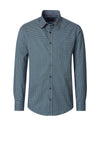 Casa Moda Geo Print Shirt, Sea Blue Multi
