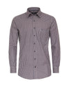Casa Moda Geo Print Shirt, Tangerine Tango