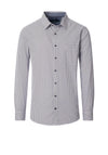 Casa Moda Geo Print Shirt, Burgundy Multi
