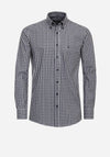 Casa Moda Gingham Shirt, Navy