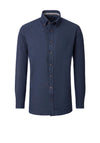 Casa Moda Knit Texture Shirt, Navy