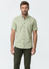 Casa Moda Linen Blend Shirt, Green