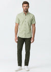 Casa Moda Linen Blend Shirt, Green