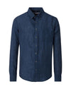Casa Moda Linen Shirt, Navy