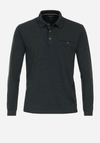 Casa Moda Long Sleeve Polo Shirt, Forest Green