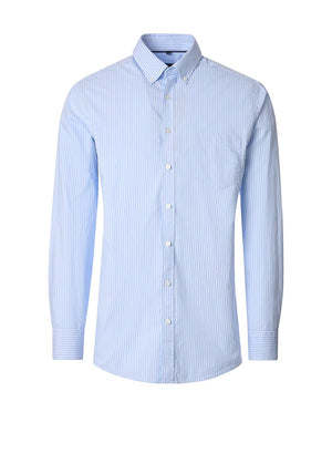Casa Moda Pinstripe Shirt, Blue