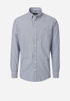 Casa Moda Pinstripe Shirt, Navy
