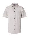 Casa Moda Pocket Geo Print Shirt, Lime Green