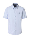 Casa Moda Pocket Short Sleeve Shirt, Blue