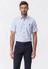 Casa Moda Pocket Short Sleeve Shirt, Blue