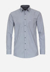 Casa Moda Print Shirt, Blue & Navy