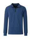 Casa Moda Quarter Zip Sweatshirt, Sargasso Sea Blue