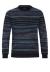 Casa Moda Stripe Jumper, Bering Sea