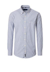 Casa Moda Stripe Oxford Shirt, Blue & White