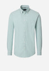 Casa Moda Pinstripe Shirt, Green