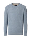 Casa Moda Textured Knit Sweater, Chambray Blue