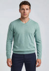 Casa Moda V Neck Sweater, Jadeite Green