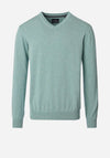 Casa Moda V Neck Sweater, Jadeite Green