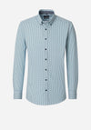 Casa Moda Woven Print Shirt, Blue & Green