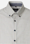 Casa Moda Woven Print Short Sleeve Shirt, Yellow Multi