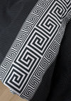 Catherine Lansfield Artemis Greek Key Duvet Cover Set, Black
