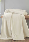 Catherine Lansfield Raschel Velvet Touch Throw, Cream