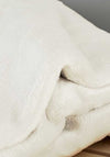 Catherine Lansfield Raschel Velvet Touch Throw, Cream