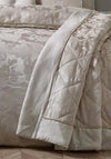 OPULENT JACQUARD CHAMPAGNE BEDSPREAD
