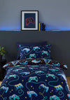 Catherine Lansfield Christmas Gamer So Soft Reversible Duvet Cover Set, Navy