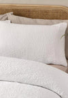 Catherine Lansfield Crinkle Texture Duvet Cover Set, White