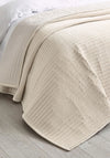 VELVET PINSONIC NATURAL BEDSPREAD 220 X 220