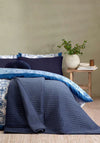VELVET PINSONIC NAVY BEDSPREAD 220 X 220