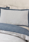 Catherine Lansfield Oxford Pinstripe Reversible Duvet Cover Set, Navy