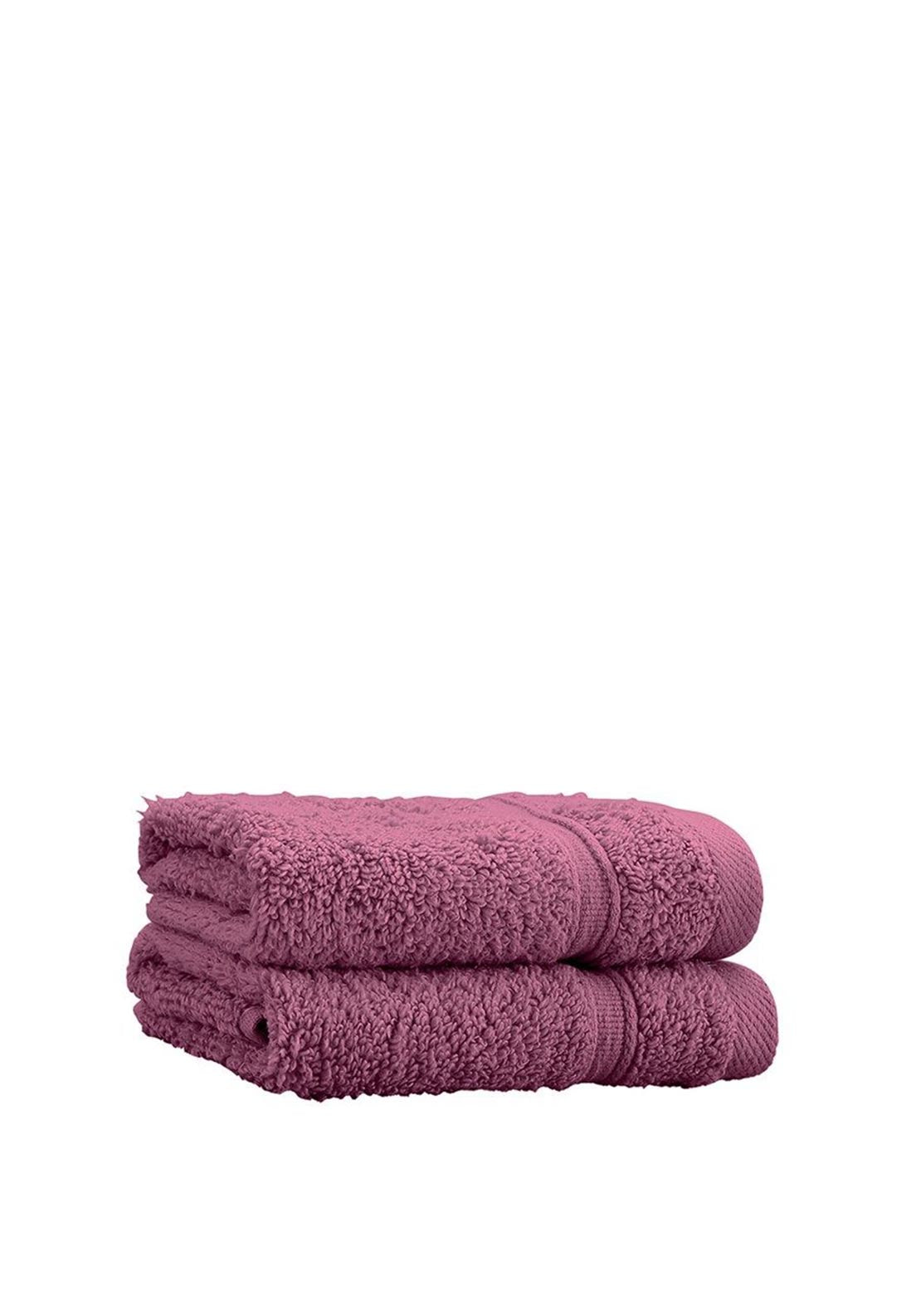 Catherine Lansfield Zero Twist Towel, Pink