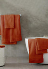 Catherine Lansfield Zero Twist Towel, Orange