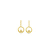 Seala 10mm Claddagh Drop Earrings, Gold