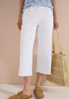 Cecil Cropped Leg Denim Jeans, White