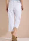 Cecil Cropped Leg Denim Jeans, White
