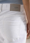 Cecil Cropped Leg Denim Jeans, White