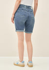 Cecil Tracey Slim Leg Denim Shorts, Blue