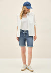 Cecil Tracey Slim Leg Denim Shorts, Blue