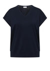 Cecil V Neck Short Sleeve T-Shirt, Navy