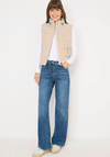 Cecil Cord Padded Gilet, Beige
