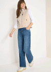 Cecil Cord Padded Gilet, Beige