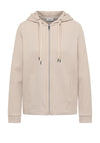 Cecil Textured Zip Up Jacket, Light Beige