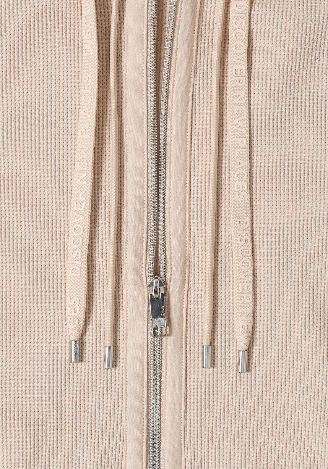 Cecil Textured Zip Up Jacket, Light Beige