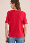 Cecil Round Neck T-Shirt, Red