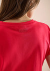 Cecil V Neck Short Sleeve T-Shirt, Red