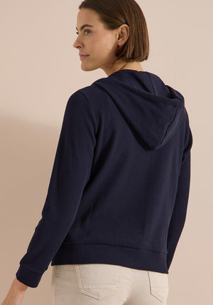Cecil Waffle Texture Cardigan, Navy